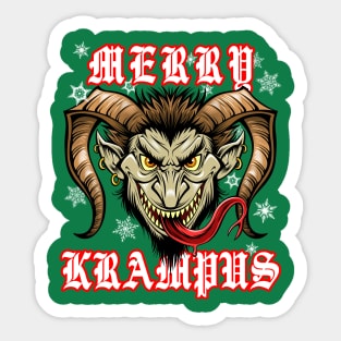 Merry Krampus Sticker